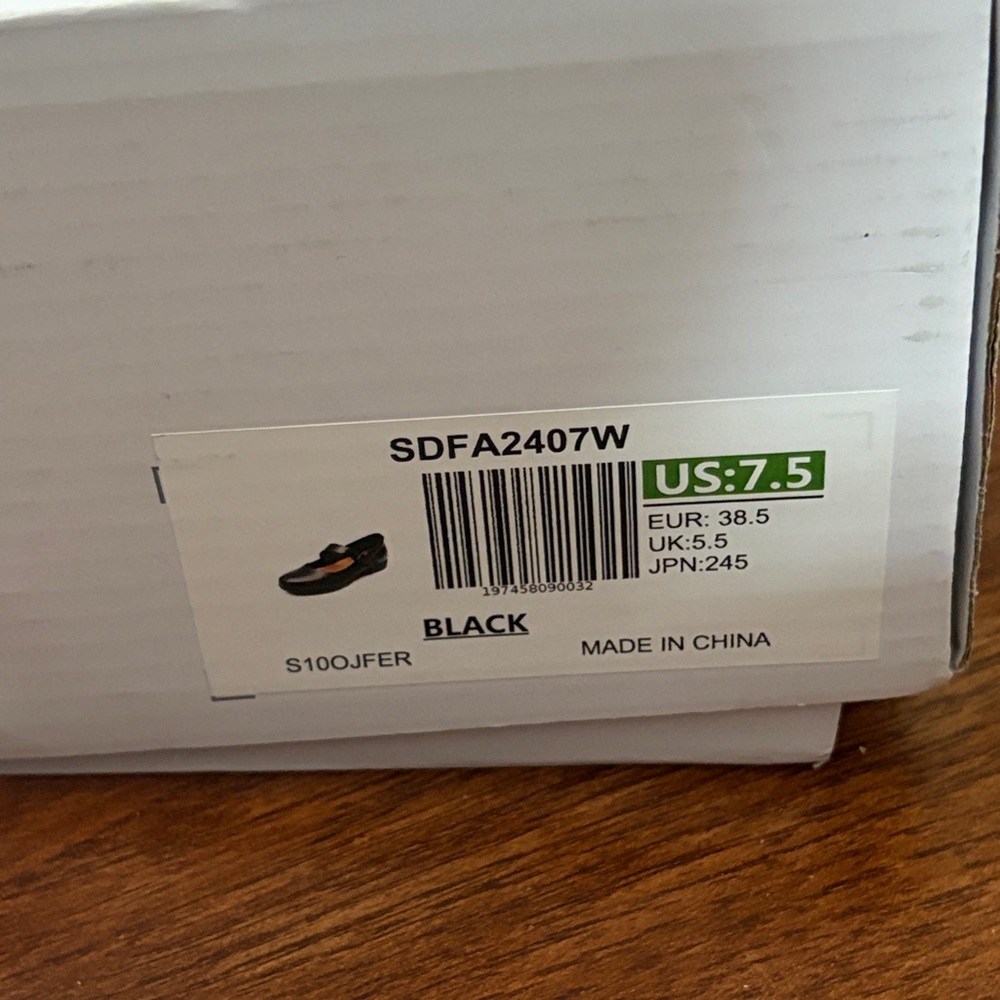 Dream Pairs Mary Jane Non-Slip Wide-Toe Flats Size 7.5 NIB - Picture 5 of 8